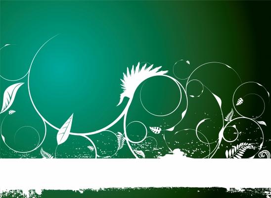 green dream floral von Michael Travers