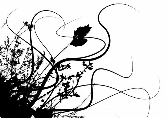 grunge flower storm von Michael Travers