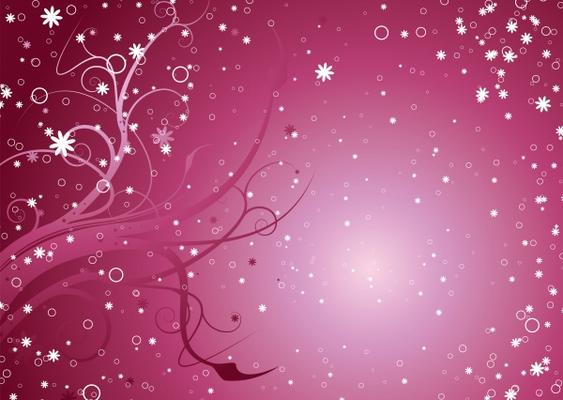 Pink stella floral von Michael Travers