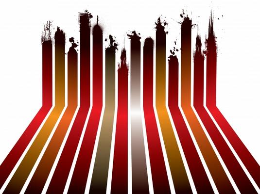 red ribbon splat von Michael Travers