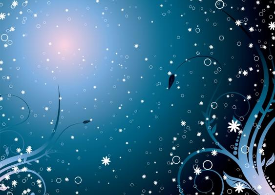 Space stella floral von Michael Travers