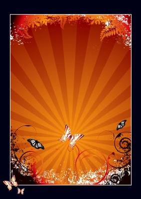 floral nature border