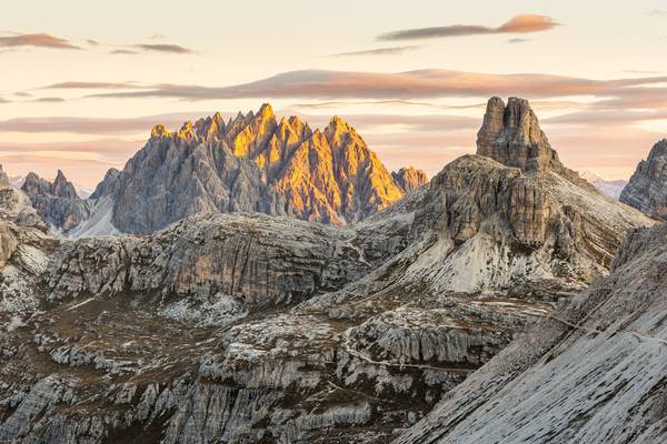 Blick zum Haunold in den Dolomiten von Michael Valjak