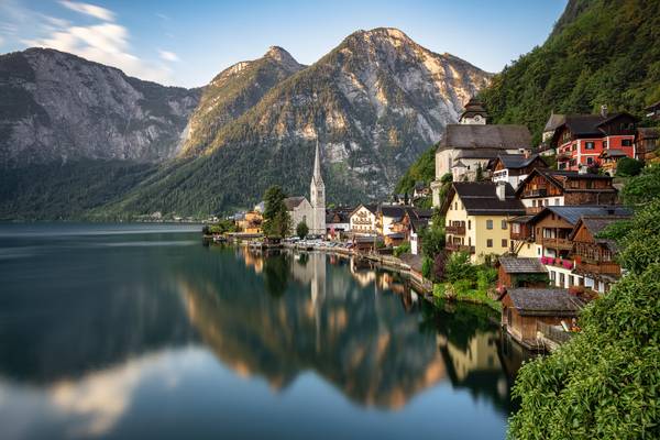 Hallstatt im Salzkammergut in Österreich von Michael Valjak