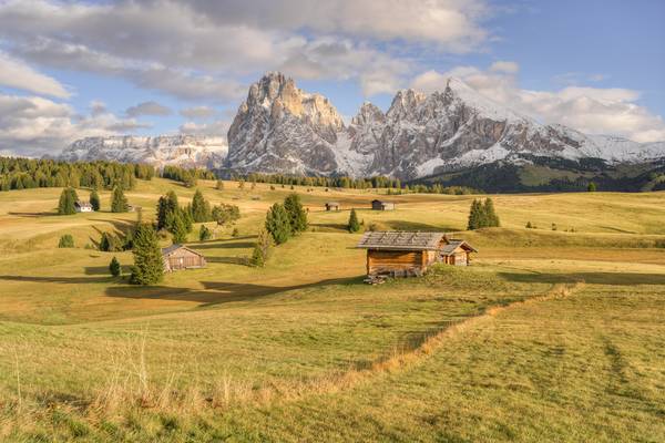 Herbst auf der Seiser Alm von Michael Valjak
