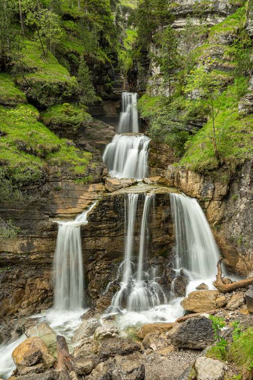 Kuhfluchtwasserfall in Farchant in Bayern von Michael Valjak