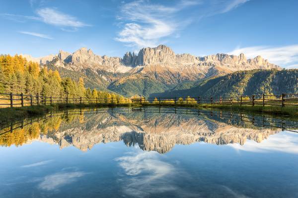 Rosengarten in Südtirol von Michael Valjak