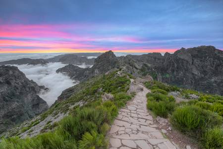 Abends auf dem Pico do Arieiro auf Madeira