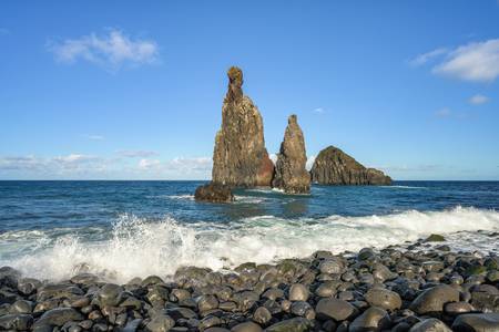 Praia da Ribeira da Janela auf Madeira