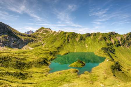 Sommer am Schrecksee in den Allgäuer Hochalpen