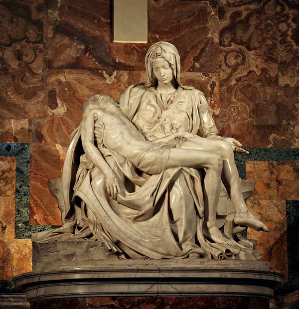Pietà von Michelangelo (Buonarroti)