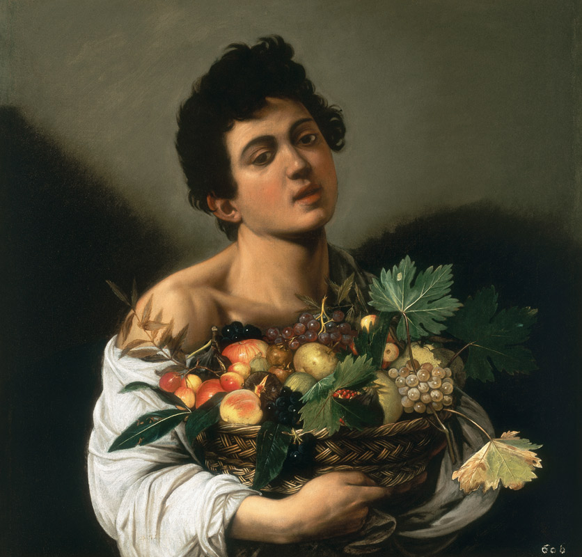 Jüngling mit Fruchtkorb von Michelangelo Caravaggio