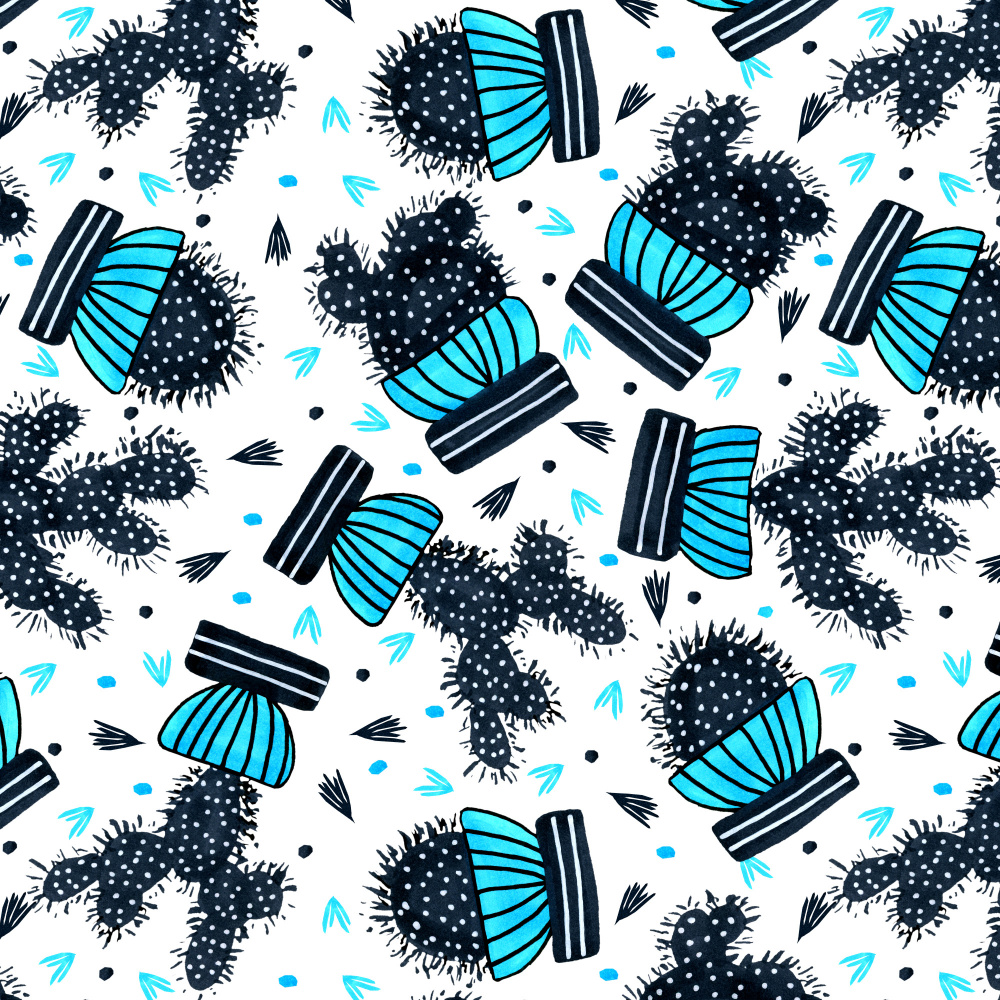 Cactus Desert Plants von Michele Channell