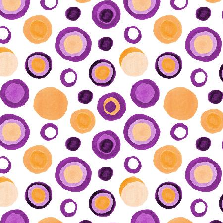 Circles Retro Tan Purple