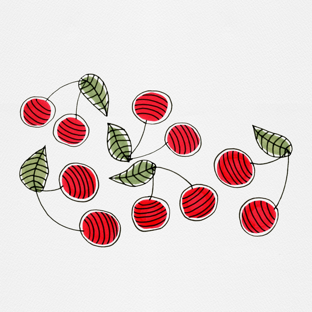 Red Cherries von Michele Channell