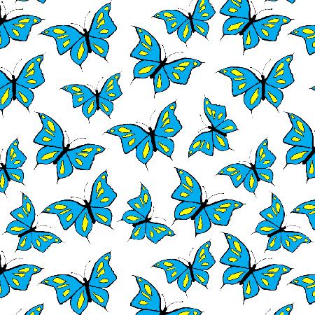 Butterflies Blue