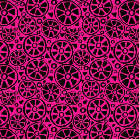 Black On Pink Slices