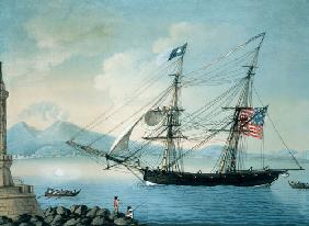Brig Attatant of Boston coming out of Naples c.1800