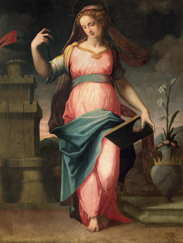 St. Barbara von Michele Tosini
