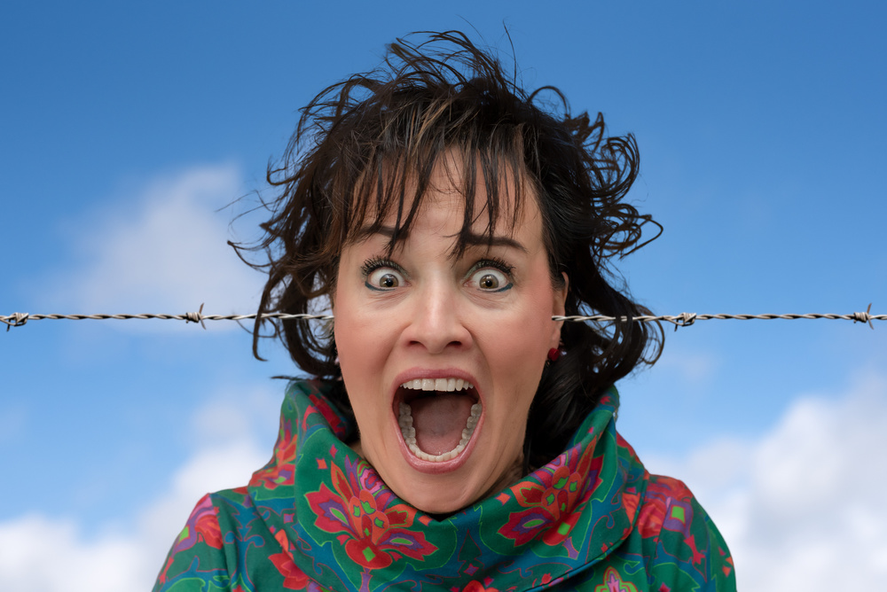 Caught in a Barbed Wire von Michiel Hageman