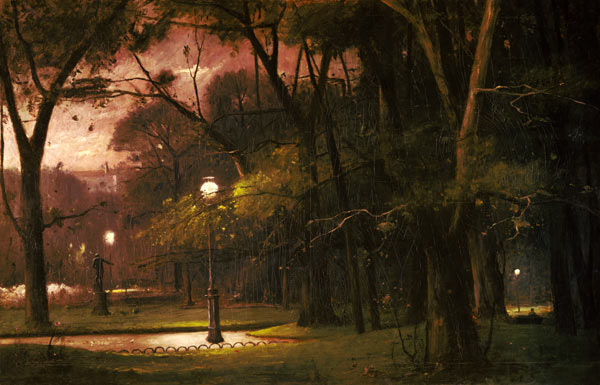 Im Park von Colpach. von Mihály Munkácsy