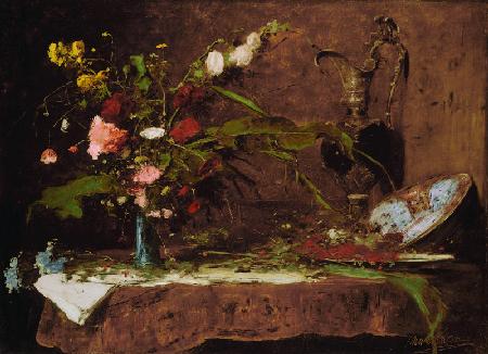 Großes Blumenstilleben 1881