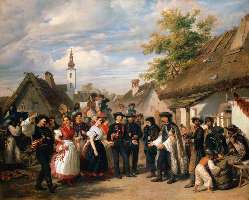 The Arrival of the Bride von Miklos Barabas