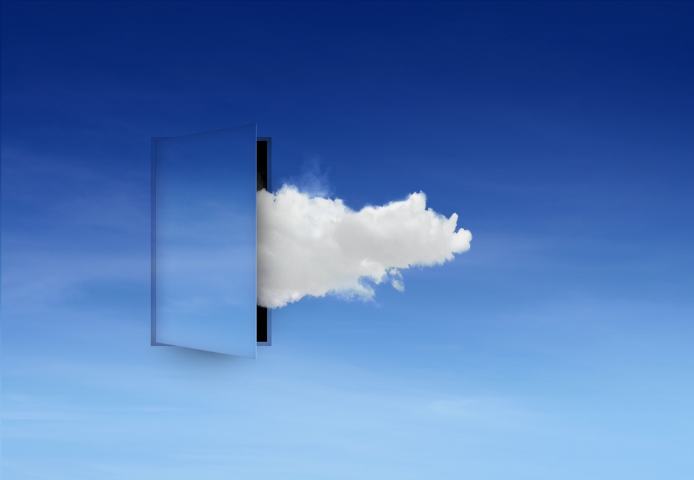 blue door von Milad Eslamzadeh