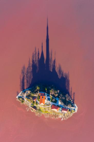 An Island On  The Red Lake