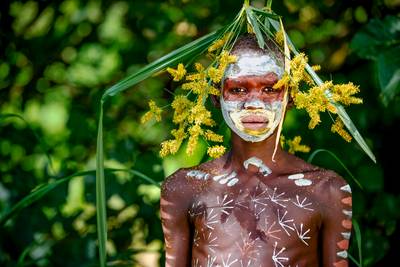 Portrait Junge in Omo Valley, Äthiopien - Afrika