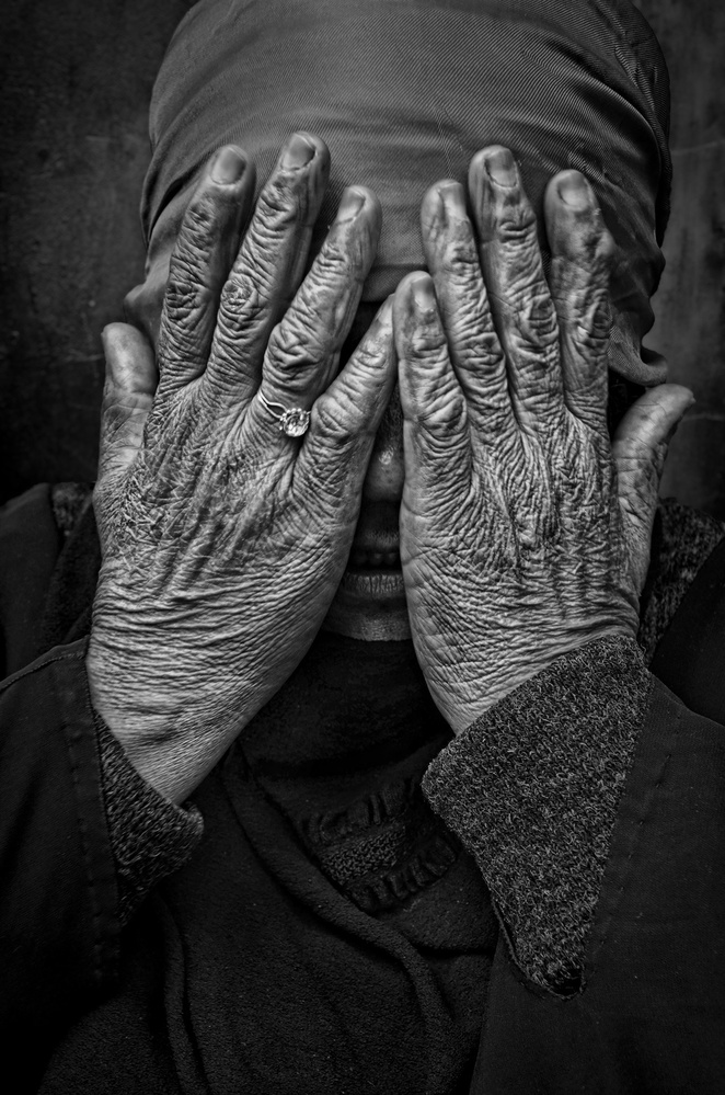 Sad woman von Mirza Alshehabi