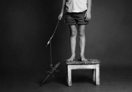 Little crocodile hunter