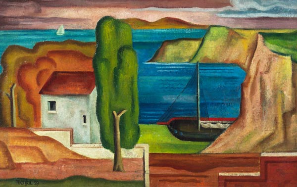 Südliche Landschaft von Franz Monjau