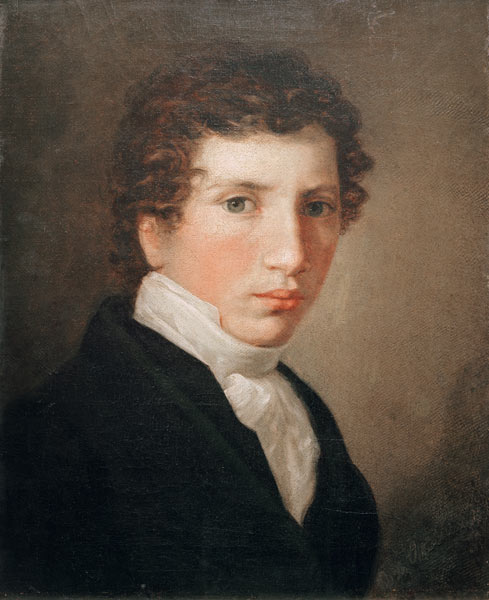 Selbstbildnis von Moritz Daniel Oppenheim