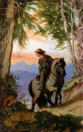 Abschied vom Tal von Moritz von Schwind