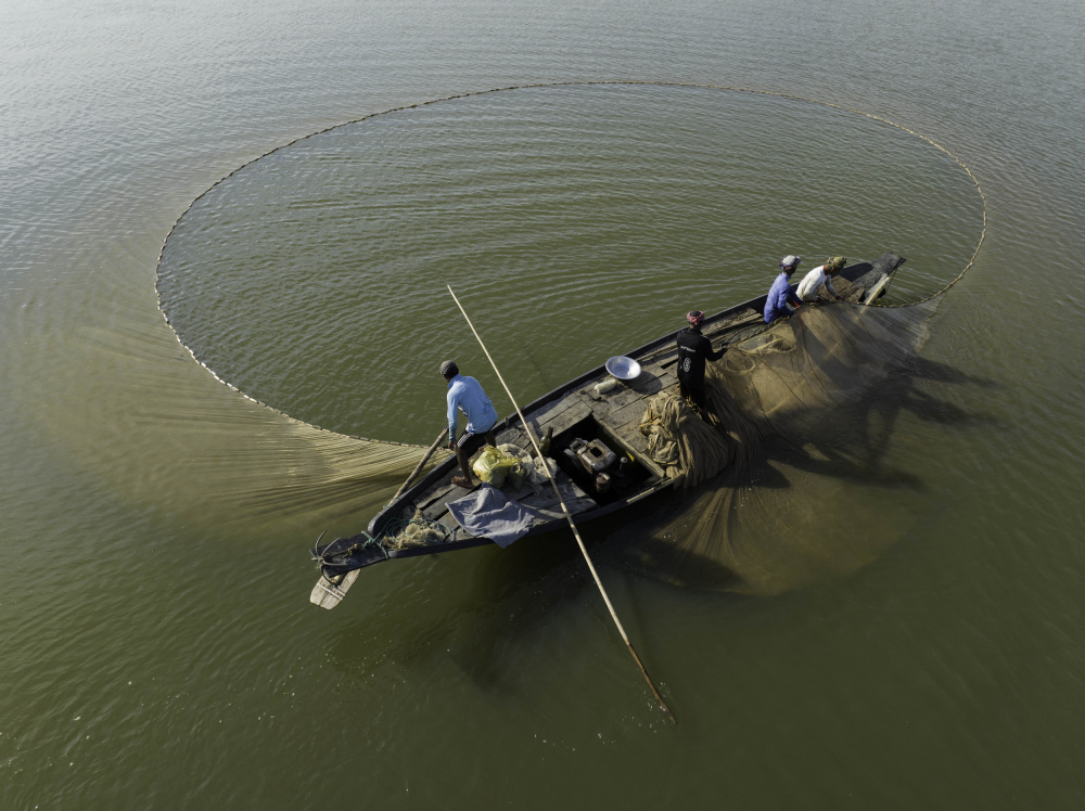 Fishing in haor von Mostafijur Rahman Nasim