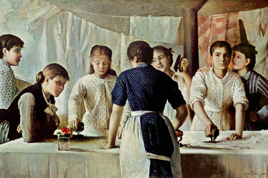 Laundresses von Mrs Dujardin-Beaumetz Petiet