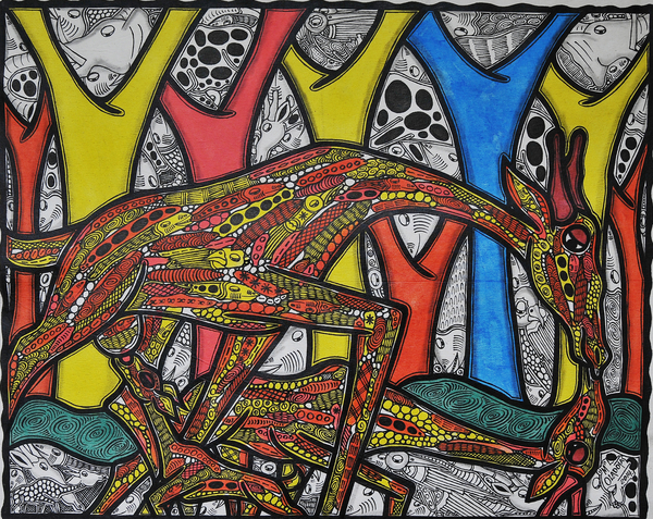 Mother Giraffe von Muktair Oladoja