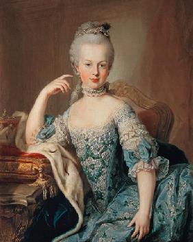 Marie Antoinette, (Ludwig XVI) Königin von Frankreich, Tocher von Kaiserin Maria Theresia und Franz 