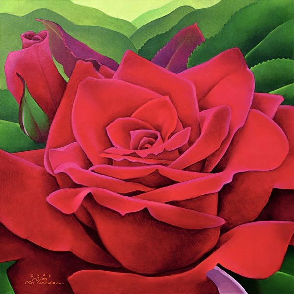 The Rose, 2003 (oil on canvas)  von Myung-Bo  Sim
