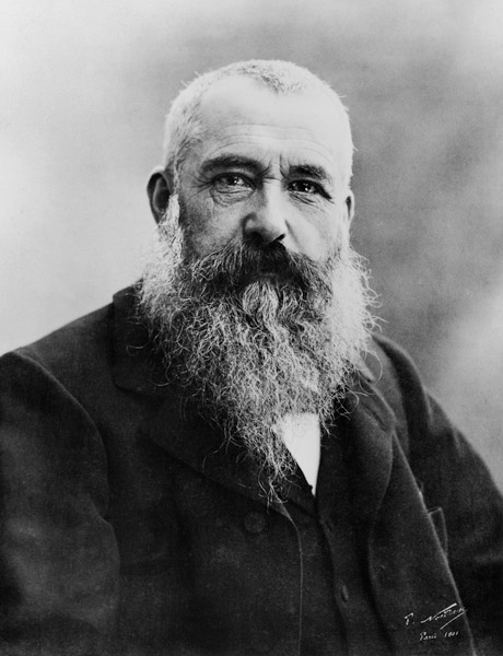 Portrait of Claude Monet (1841-1926) 1901 (b/w photo) von Nadar