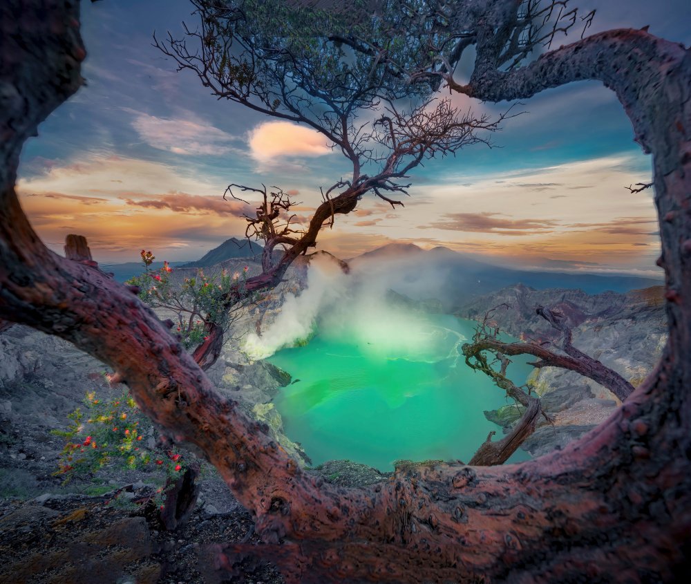 Ijen lake von Naka Foto