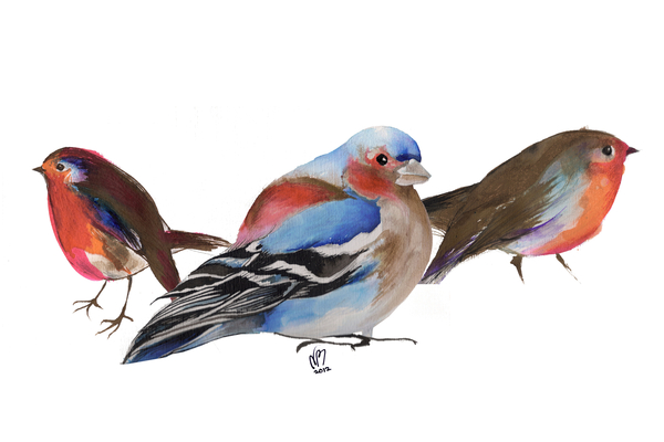 Birds of a feather von Nancy Moniz Charalambous