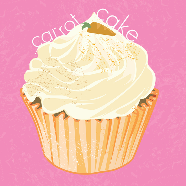 Carrot cake Cupcake von Nancy Moniz Charalambous