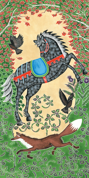 Horse & Fox von Nat  Morley