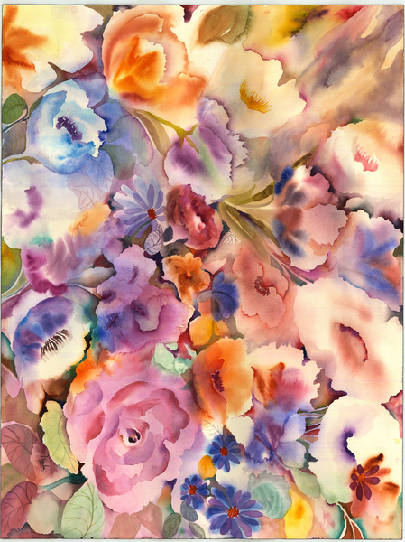 Pink & Blue von Neela Pushparaj