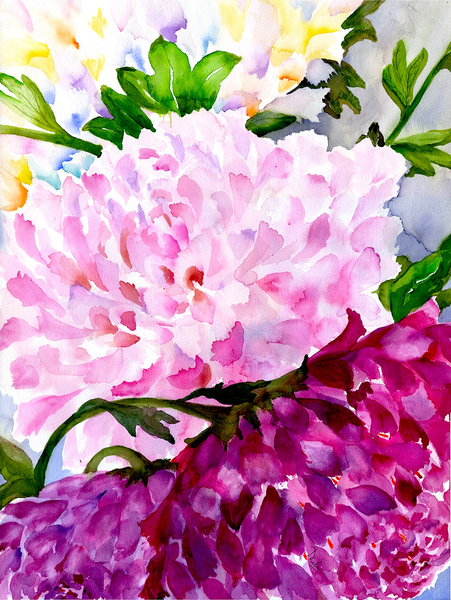 Pink Peony von Neela Pushparaj