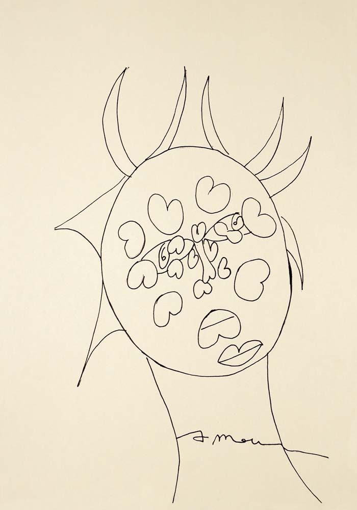 La femme qui rêve en beige / Dreaming woman in beige von Luisa Neige