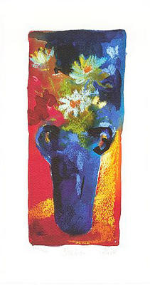 Blue Urn von Nel Whatmore