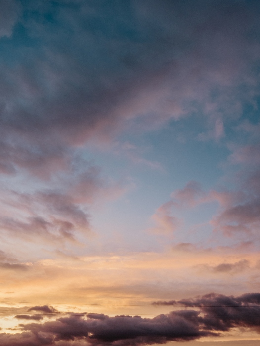 Sonnenuntergang Himmel über Sardinien von Laura Nenz